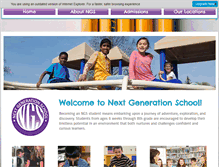 Tablet Screenshot of nextgenerationschool.com